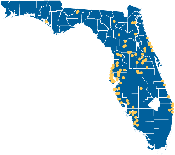 Florida Map FCS