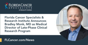 Bradley Monk, MD will join FCS as Medical Director of Late-Phase