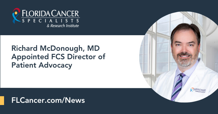 Richard McDonough, MD is FCS Director of Patient Advocacy