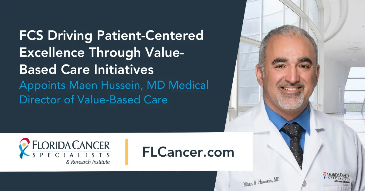 Maen Hussein, MD appointed to medical director of value-cased care.