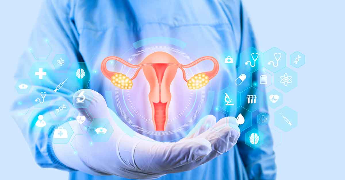 Female reproductive health concept