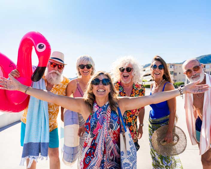 Group in sunglasses
